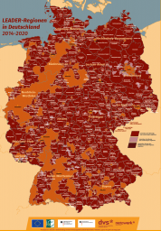 LEADER-Regionen in Deutschland 2014-2020